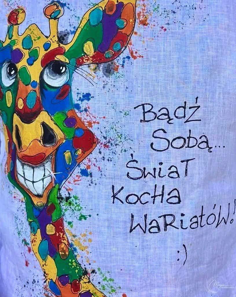 Fotografia z archiwalnego wpisu: Nie wiem, kto pierwszy powiedział „bądź sobą”,…