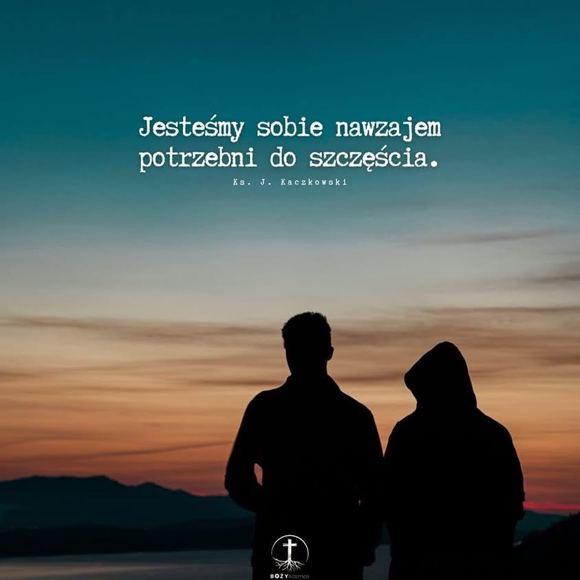 Fotografia z archiwalnego wpisu: Jesteśmy sobie nawzajem potrzebni do szczęścia.